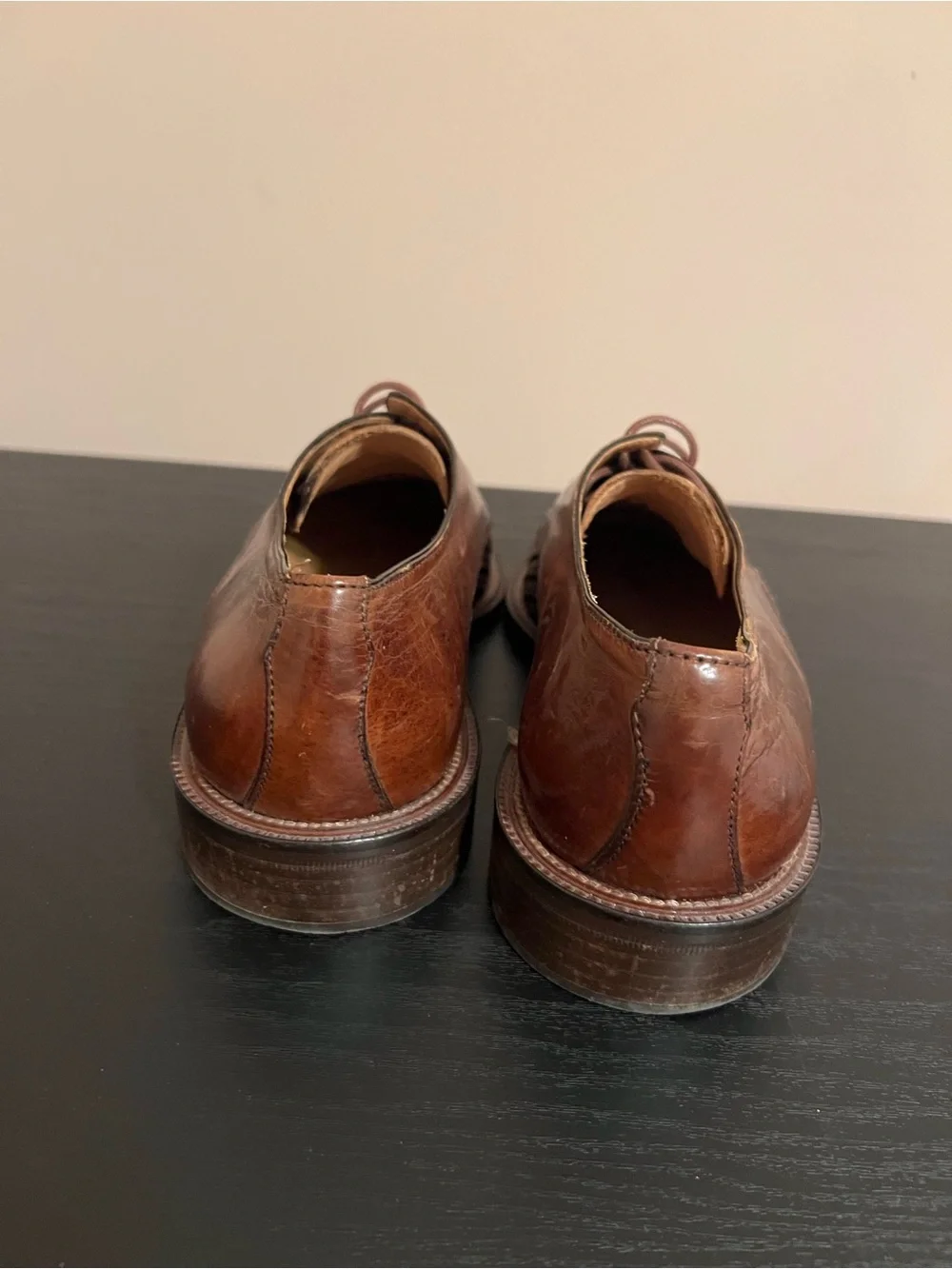 Mercanti Fiorentini Shoes Men Sz 9.5 Woven Leather Oxford Lace Up Made in Italy